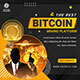 Cryptocurrency Bitcoin Animated Banner Google Web Designer