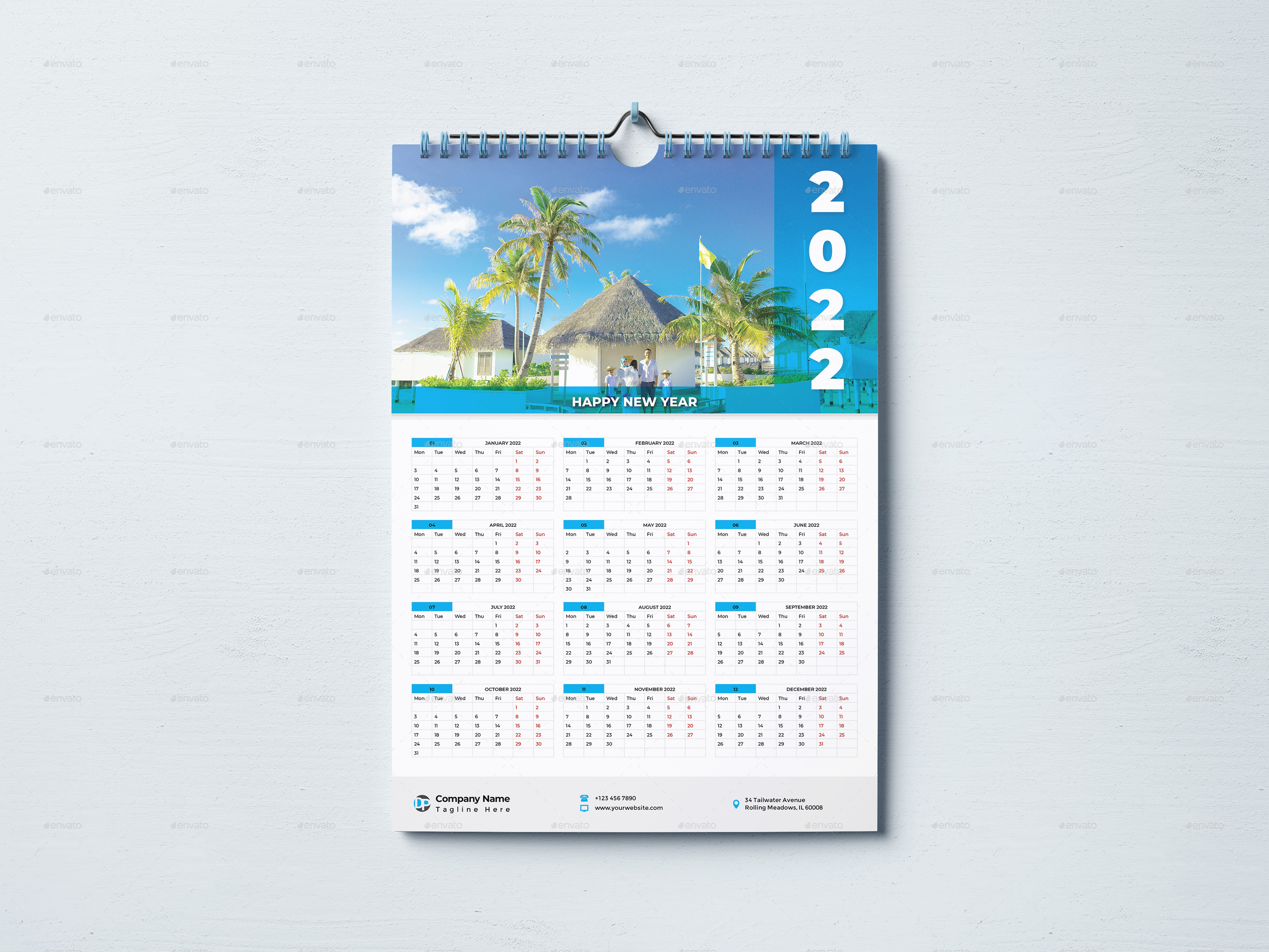 Calendar 2022 By Shudiptarc Graphicriver