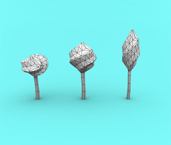 Low Poly Twisted - 3Docean 33266843