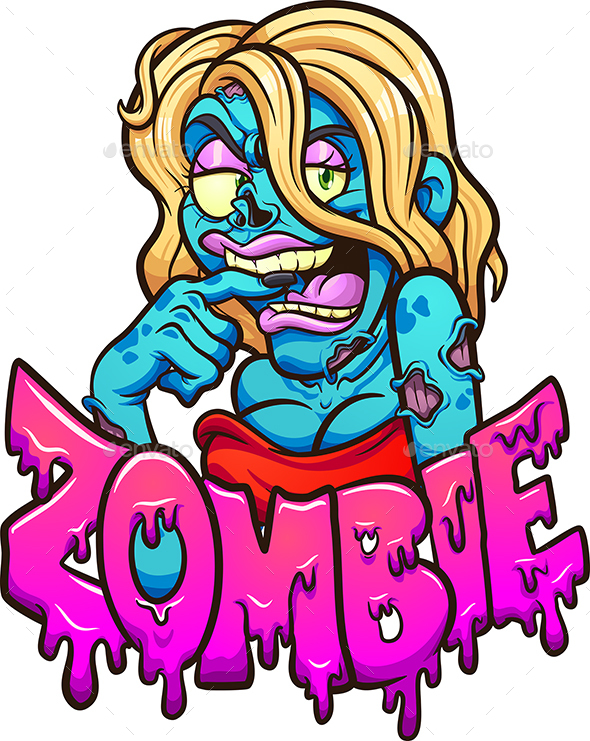 girl zombie cartoon images