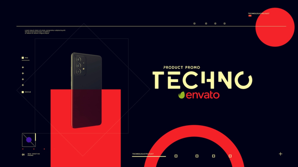 Techno Product Promo - VideoHive 33268138