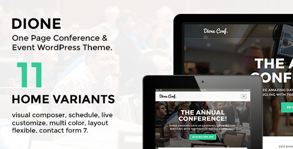 Dione - ConferenceEvent - ThemeForest 19942340