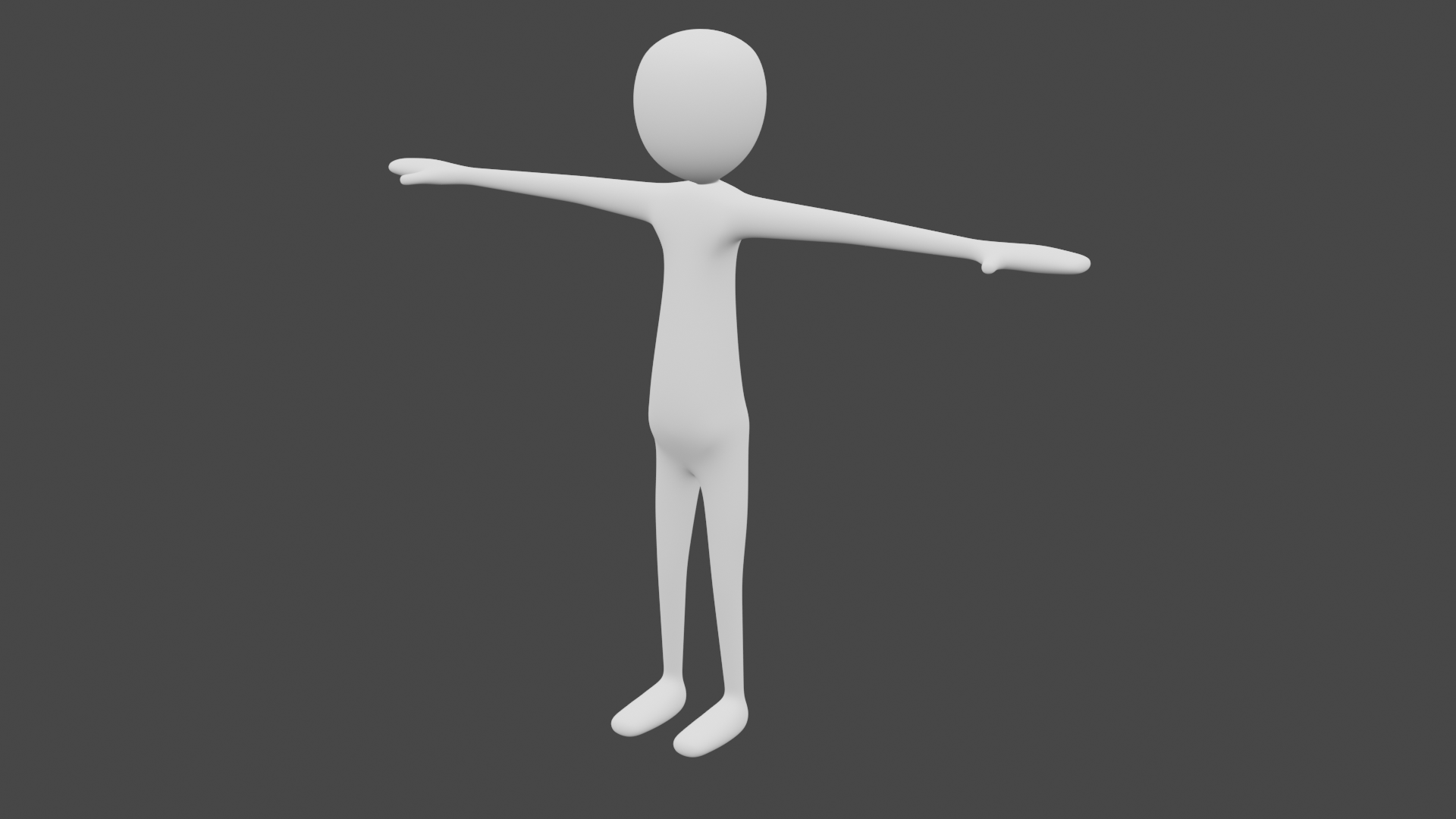 Stick Man 3D Model Base Mesh by DeveCity | 3DOcean