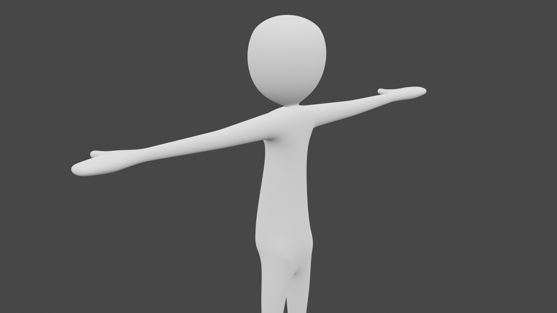 Stick Man 3D Model Base Mesh by DeveCity | 3DOcean