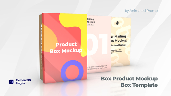 Box Product Mockup - VideoHive 33273846