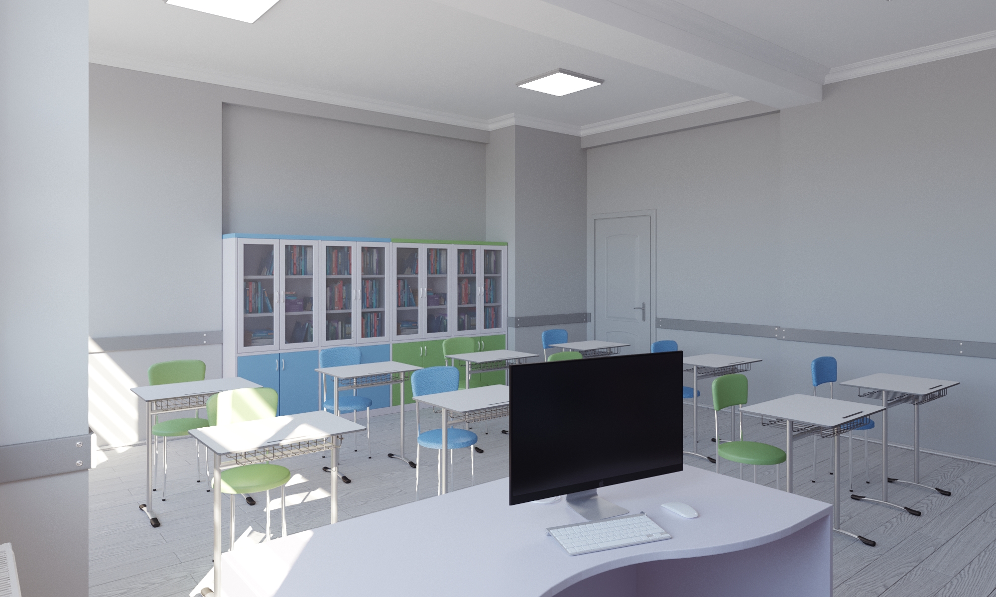 School Library Interior Design Collection 02 by uygdizaynsales | 3DOcean