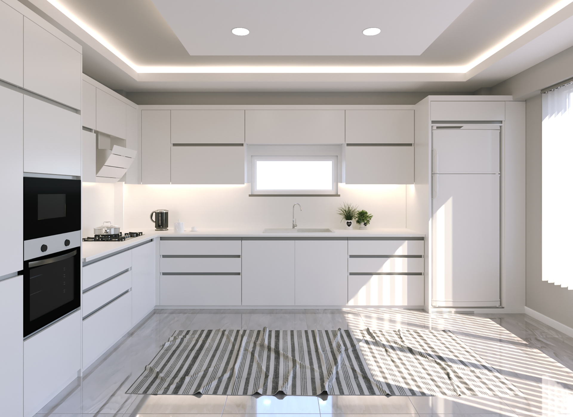 Modern Kitchen Realistic Design Collection 03 by uygdizaynsales | 3DOcean