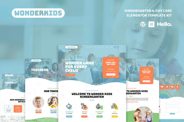 Wonderkids - KindergartenChildren - ThemeForest 33264217