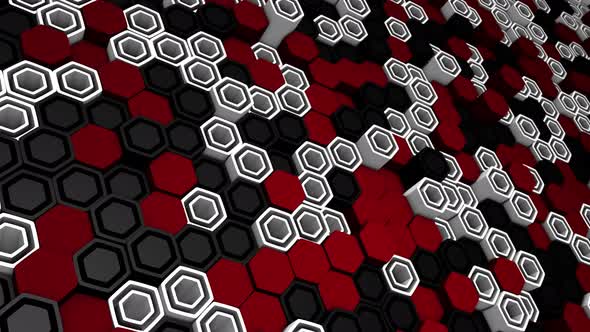 3 D Hexagon Abstract Background 00600 alt