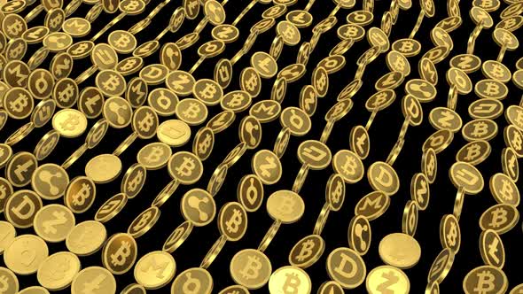 Cryptocurrency Icon Loop alt