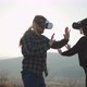 Two People Wearing VR Glasses  - VideoHive Item for Sale