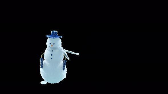 58 Snowman Dancing 4K alt