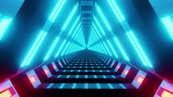 Abstract geometric background, fluorescent light, alt