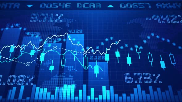 Stock Exchange Financial Data Analysis Graph