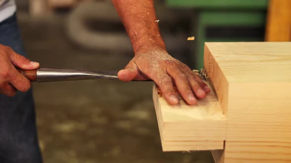 Woodworking in the Production Hall