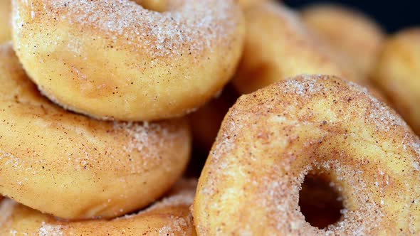 Rotating Colorful Donuts