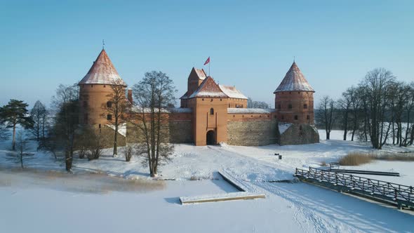 Trakai Island Castle In Lithuania