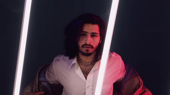 Macho Man Masculine Power Futuristic Model alt