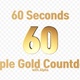 60s Simple Gold Count Down