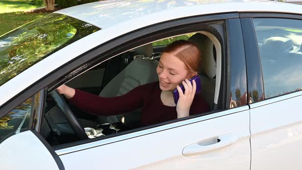 New driver Madelyne loves conversation.  You cannot tell her otherwise alt