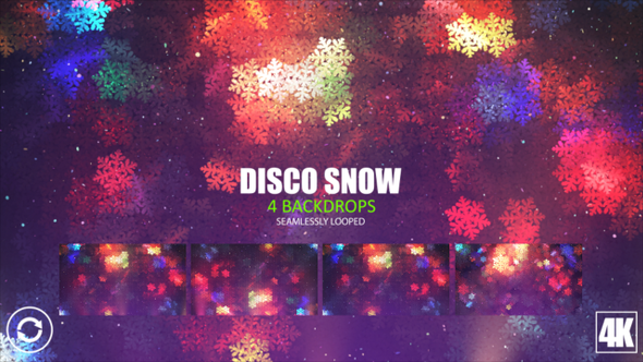 Disco Snowflakes
