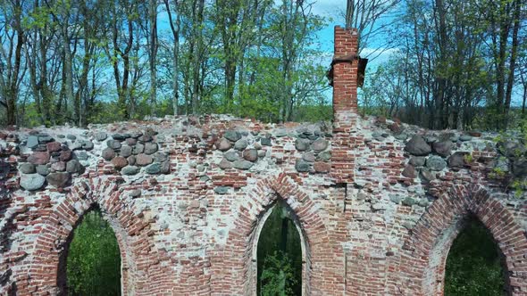 Old Architecture Details of the Lutheran Church in the Kalsnava Parish Latvia alt