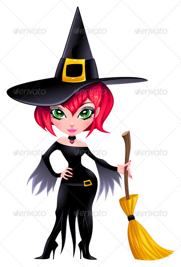 Funny witch. - People Characters