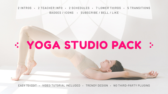 Yoga Studio Pack - VideoHive 33282549