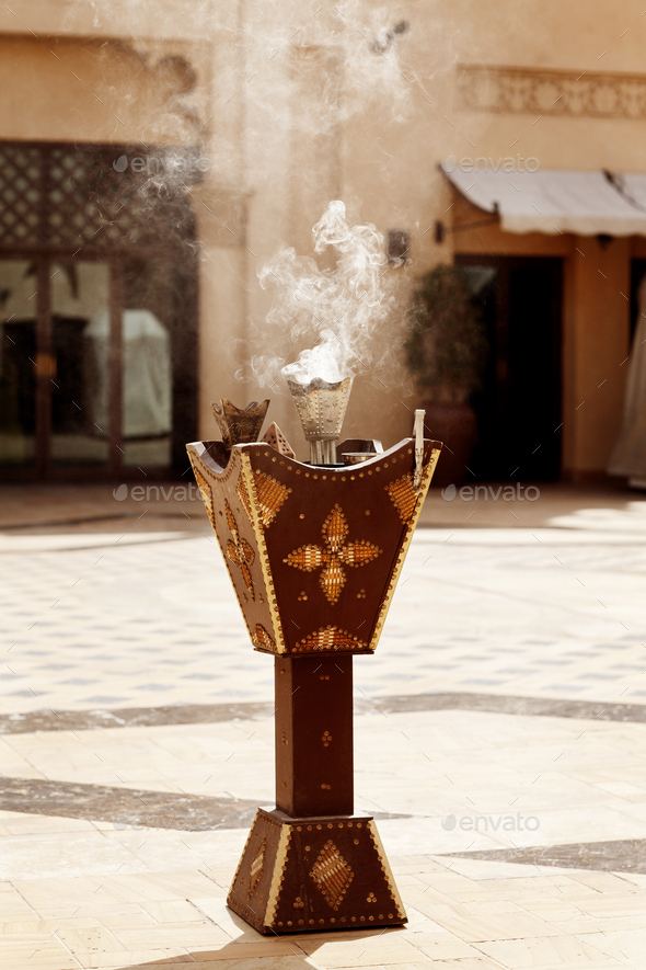The Arabic tradition is to burn bahur, incense, to make the whole house smell good