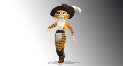 Puss in Boots 3d character