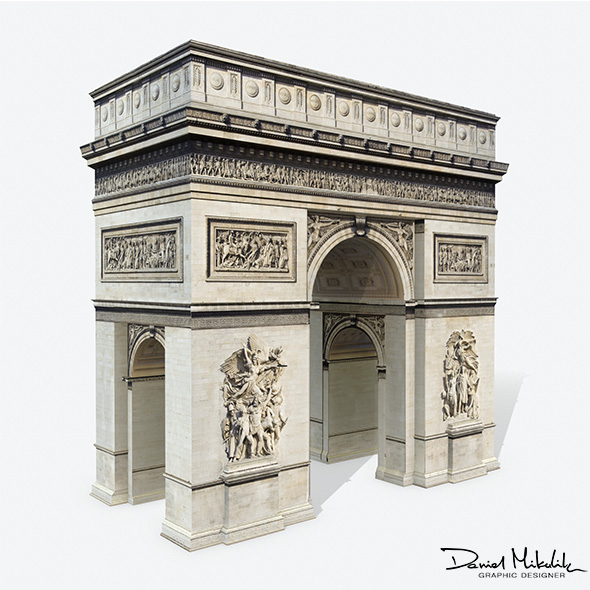 Arc de Triomphe - 3Docean 9711599