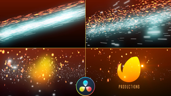 Cinematic Light Streaks Logo - DaVinci Resolve, DaVinci Resolve Templates