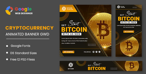 Bitcoin Animated Banner Google Web Designer