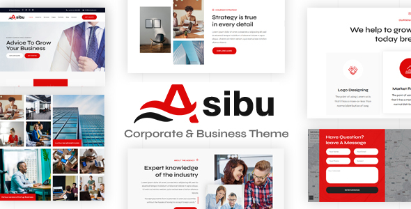 Asibu - Business WordPress Multi-Purpose