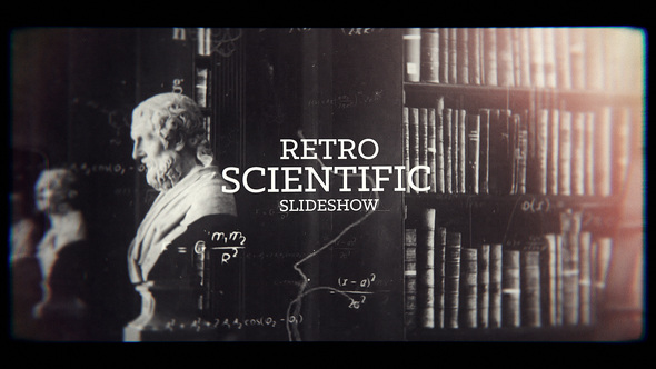 Retro Science Slideshow - VideoHive 33292286