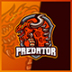 Kaijuu Monsters - Mascot Esport Logo Template