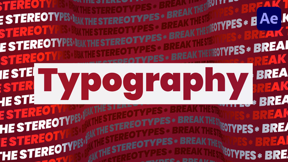 Abstract Typography Promo - VideoHive 33294901