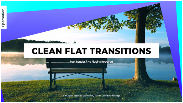 Clean Flat Transitions