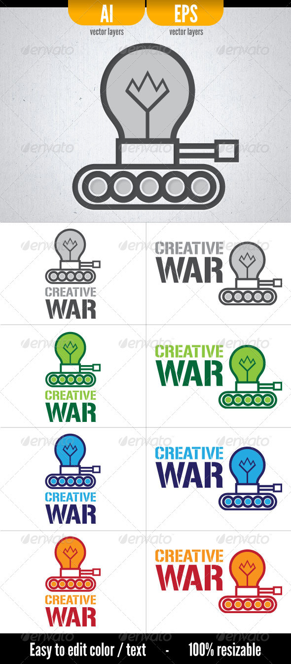 Creative War - Logo Template - Objects Logo Templates