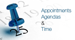 Appointments, agendas and dates