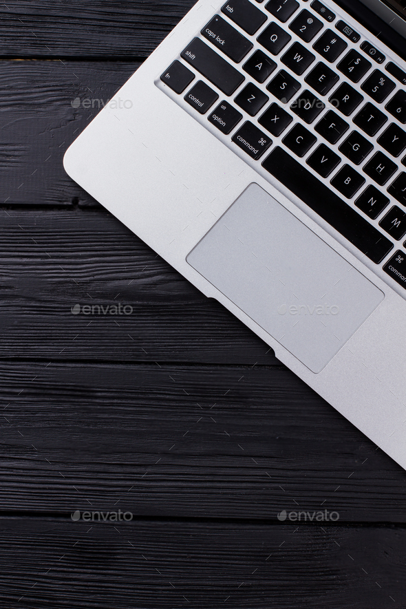 Top view laptop pc keyboard. Stock Photo by stockfilmstudio | PhotoDune