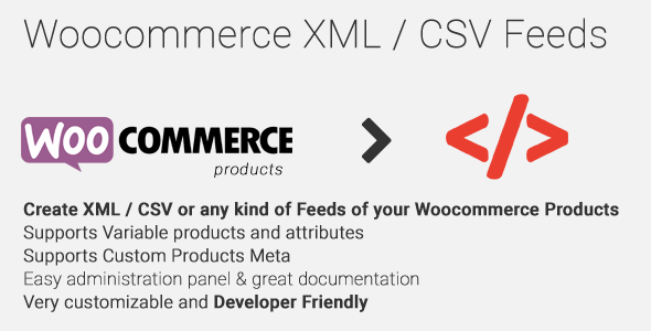 Woocommerce XML - CodeCanyon 19674505
