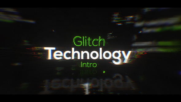 Glitch Titles and Logo