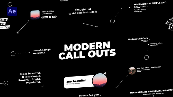 Modern Call Outs - VideoHive 33314524