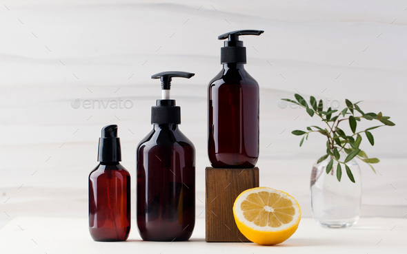 Eco-friendly natural cleaning products. The concept of zero waste.