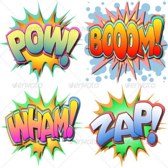Comic Book Illustration - Miscellaneous Vectors