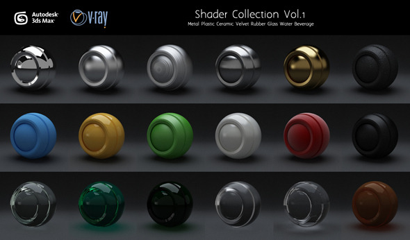 Vray Shaders Set.1 - 3Docean 3045808