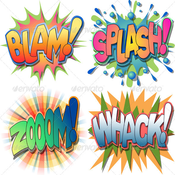 Comic Book Illustrations - Miscellaneous Vectors