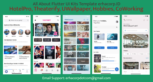 All Flutter UI Kits Templates