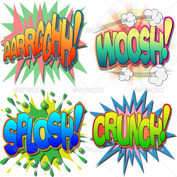 Comic Book Illustrations - Miscellaneous Vectors